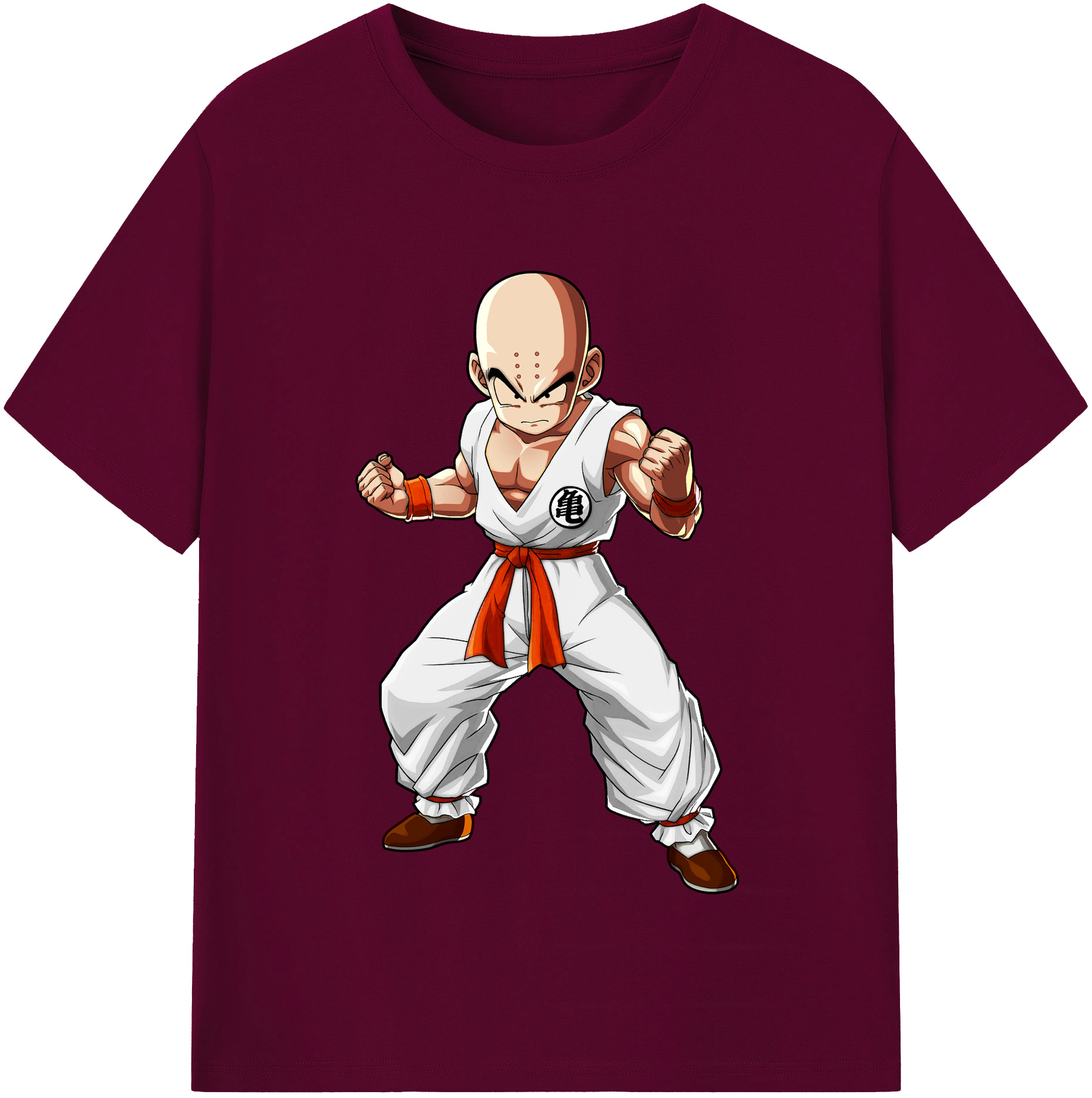 （画像用） ドラゴンボール クリリン DRAGON BALL krillin レディースカジュアルプリントTシャツ（綿100％）